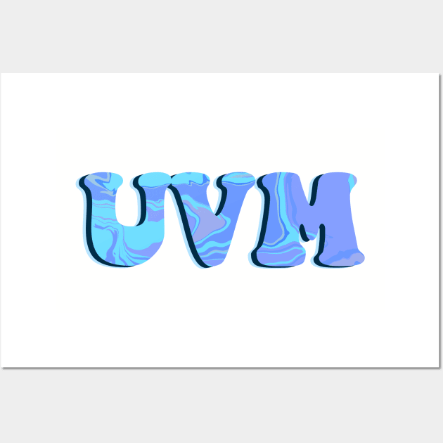 UVM but make it marbled Wall Art by lilydlin